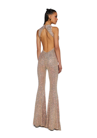 Dazzling Nights Sequin Jumpsuit