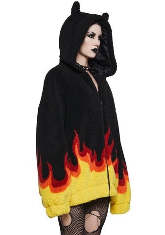 Hellfire Event Hooded Sherpa Jacket