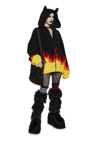 Hellfire Event Hooded Sherpa Jacket