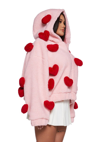 Snuggle Wonderland Cropped Sherpa Jacket