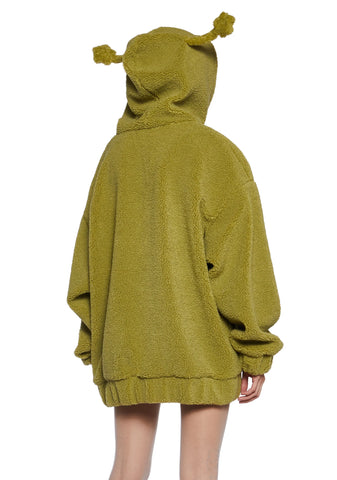In Your Orbit Hooded Sherpa Jacket