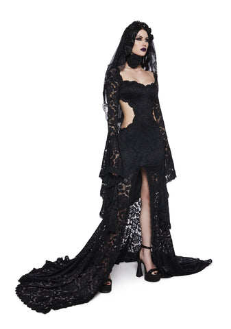 Desired Occasions Maxi Dress - Black