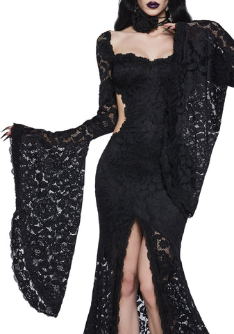 Desired Occasions Maxi Dress - Black