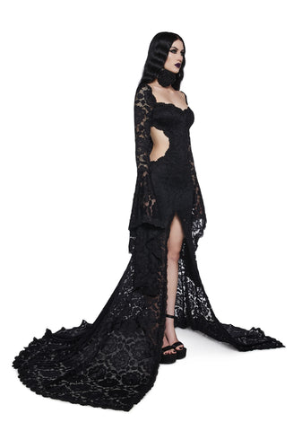 Desired Occasions Maxi Dress - Black