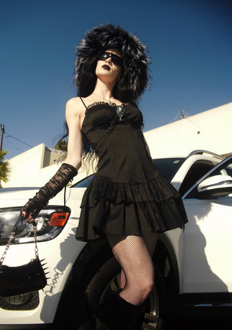 Somber Sweetness Mini Dress