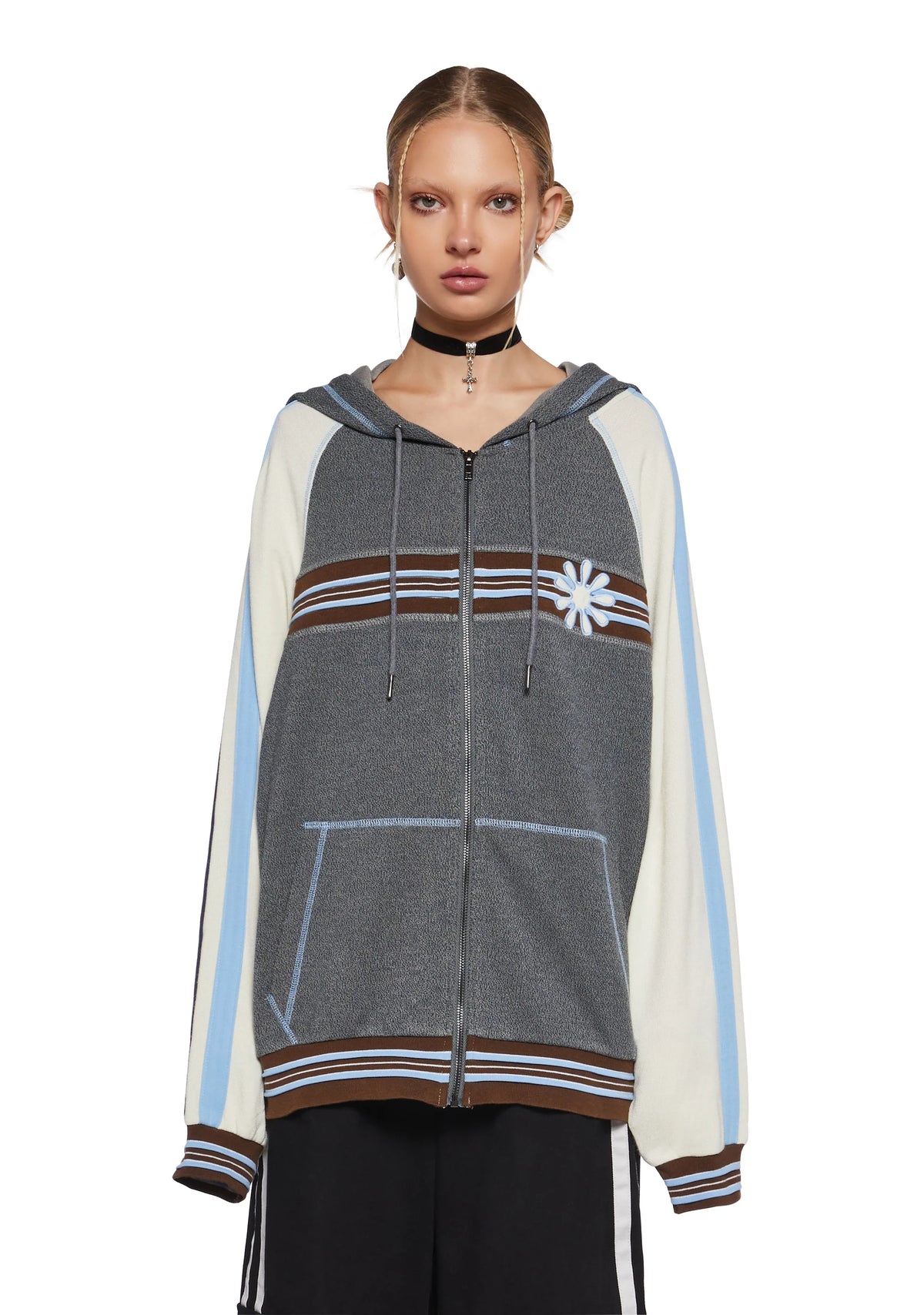 Days Move Fast Oversized Hoodie