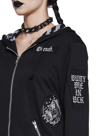 Cursed Ways Zip-Up Hoodie
