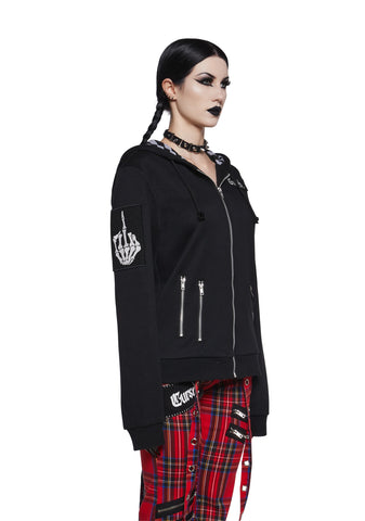 Cursed Ways Zip-Up Hoodie