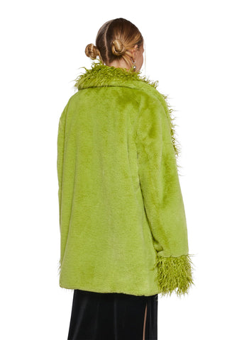 Hours And Hours Faux Fur Coat
