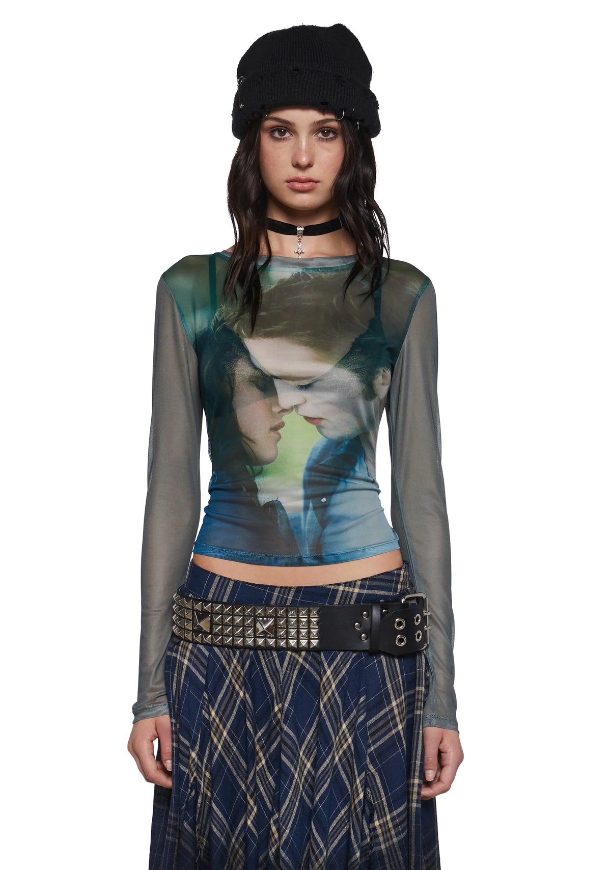 First Kiss Mesh Top