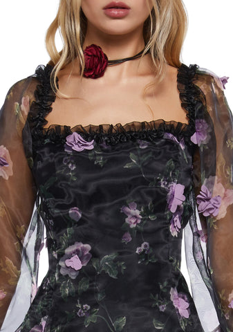 Multiple Proposals Mini Dress - Black