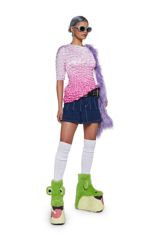 Dyeing For You Popcorn Top