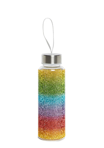 Rhinestone Encrusted Water Bottle