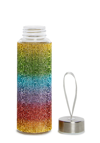Rhinestone Encrusted Water Bottle