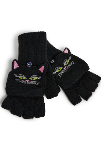 Purrfect Cat Fingerless Gloves
