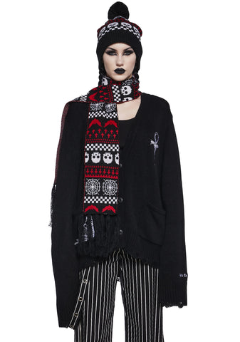 Spooky Wishes Beanie And Scarf Set