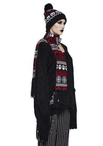 Spooky Wishes Beanie And Scarf Set