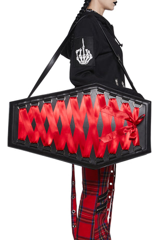 Midnight Requiem Coffin Weekender