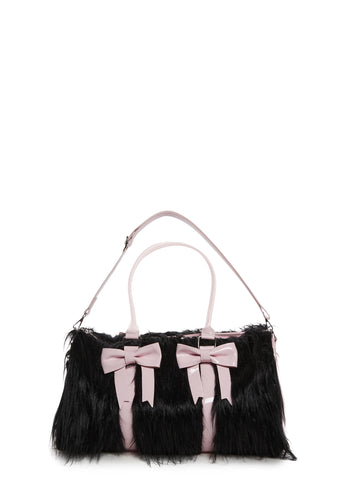 Sweet Sinner Weekender Bag - Black/Pink