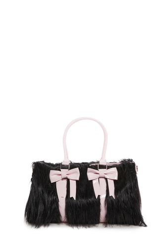 Sweet Sinner Weekender Bag - Black/Pink
