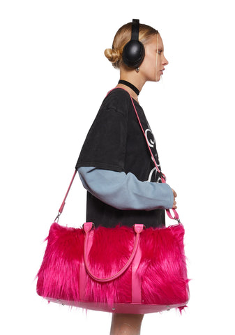 Case Of The Grumpies Fuzzy Weekender Bag