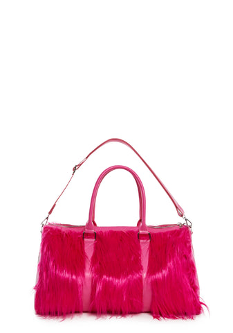 Case Of The Grumpies Fuzzy Weekender Bag