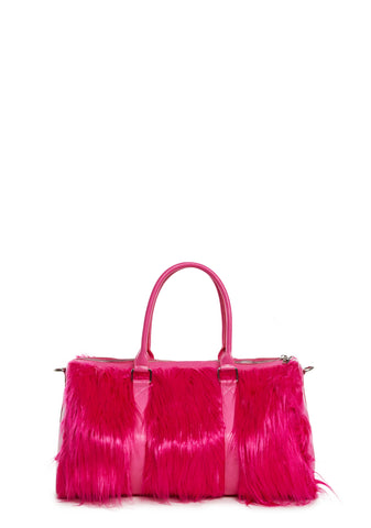 Case Of The Grumpies Fuzzy Weekender Bag