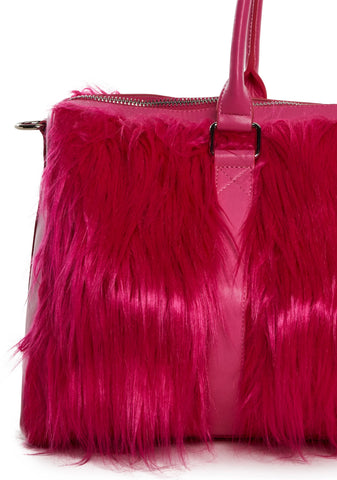 Case Of The Grumpies Fuzzy Weekender Bag