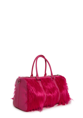 Case Of The Grumpies Fuzzy Weekender Bag