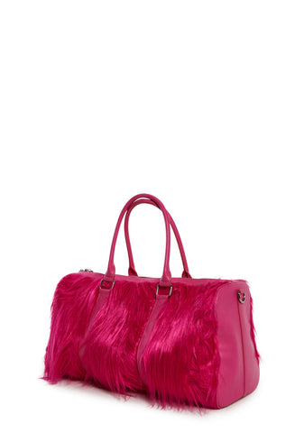 Case Of The Grumpies Fuzzy Weekender Bag