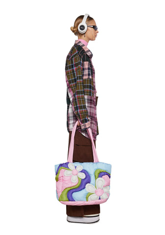 Show And Tell Puffer Tote Bag