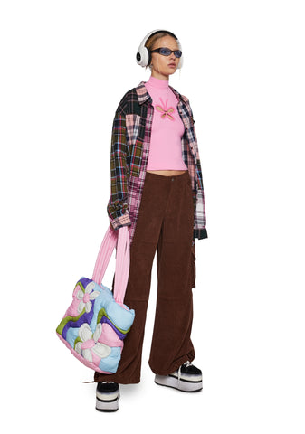 Show And Tell Puffer Tote Bag