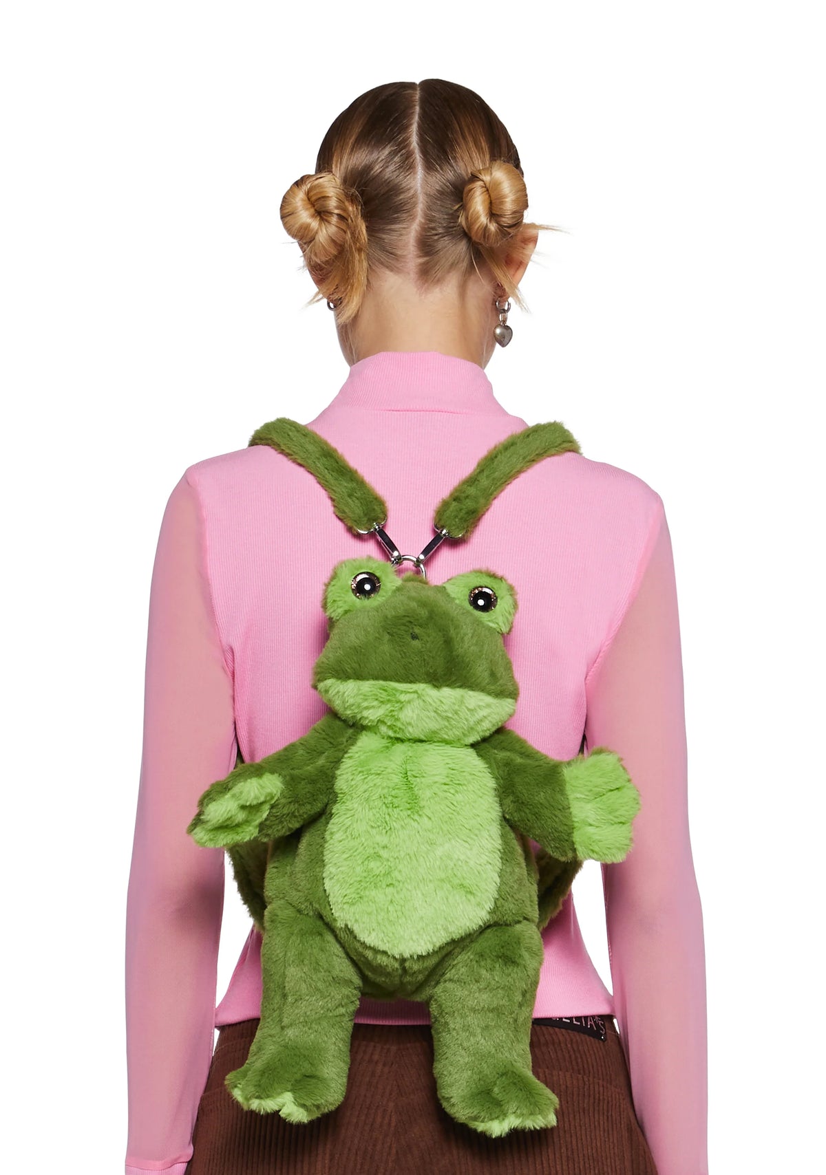Toadally Rad Frog Plush Backpack