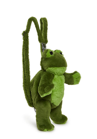 Toadally Rad Frog Plush Backpack