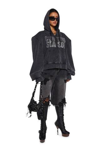 Cunting Season Cropped Hoodie