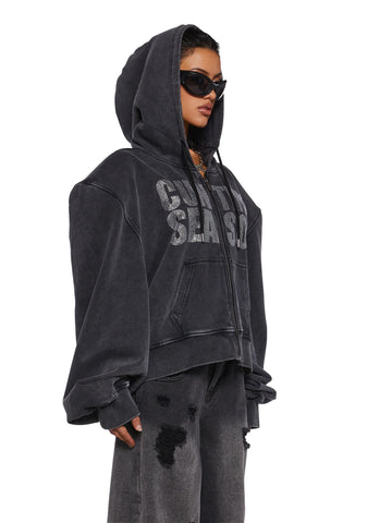 Cunting Season Cropped Hoodie