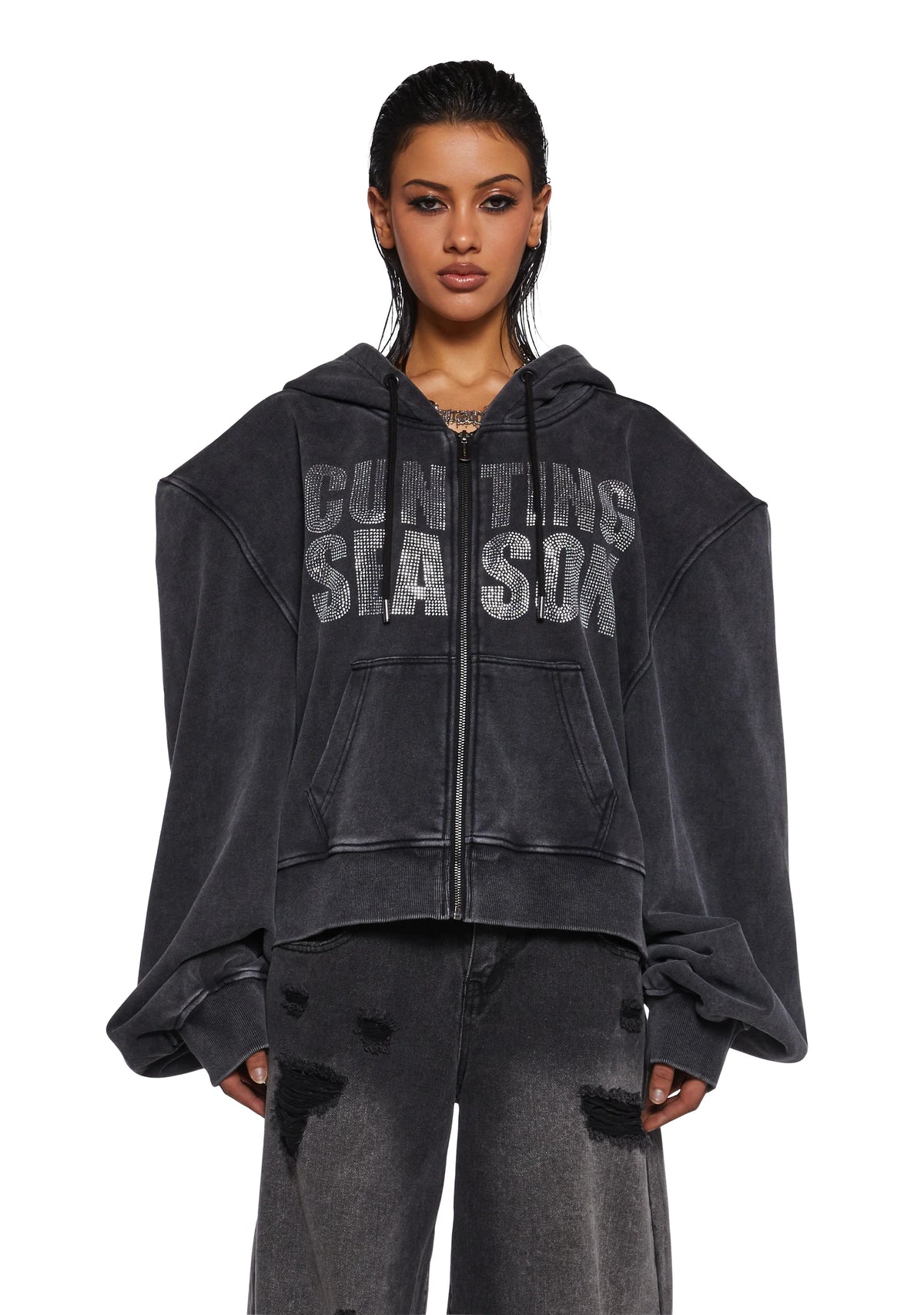 Cunting Season Cropped Hoodie