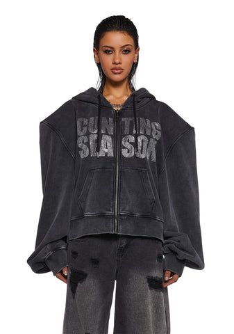 Cunting Season Cropped Hoodie