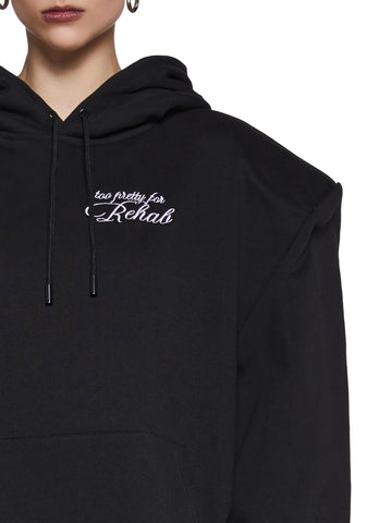 Too Pretty Oversized Hoodie