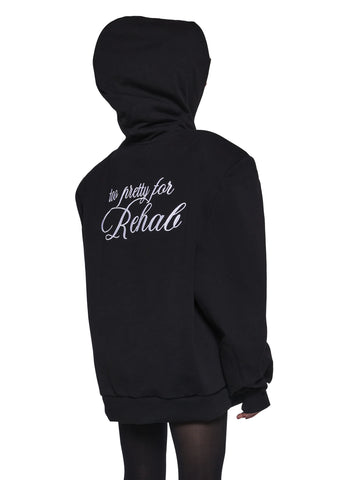 Too Pretty Oversized Hoodie