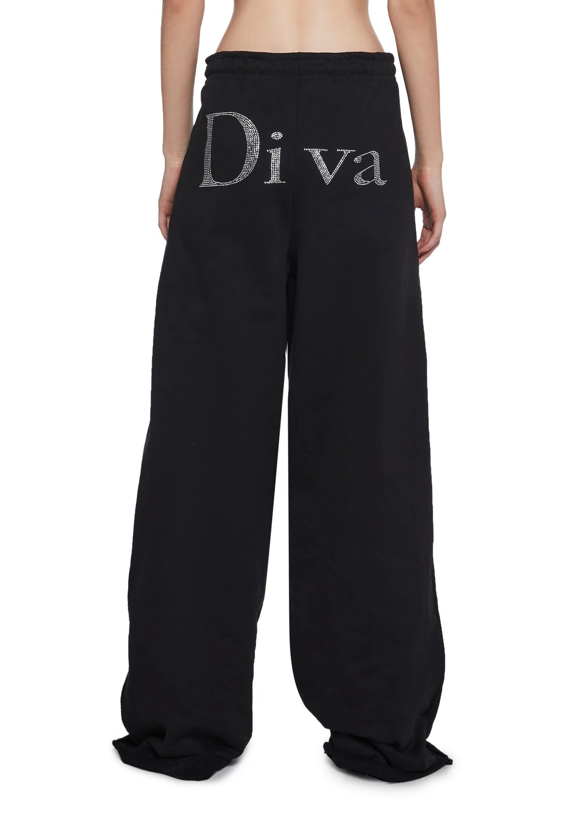 Diva Rhinestone Sweatpants