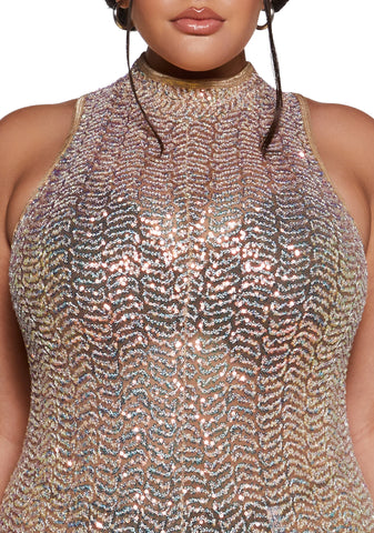 Dazzling Nights Sequin Jumpsuit