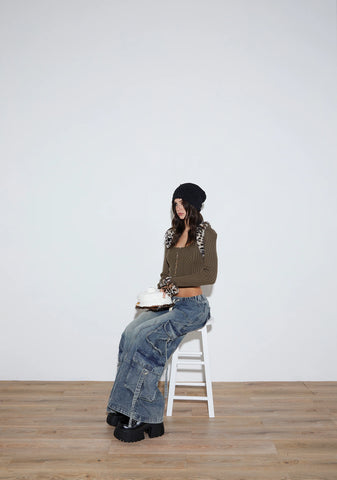 Straight Edge Corset And Shrug Set