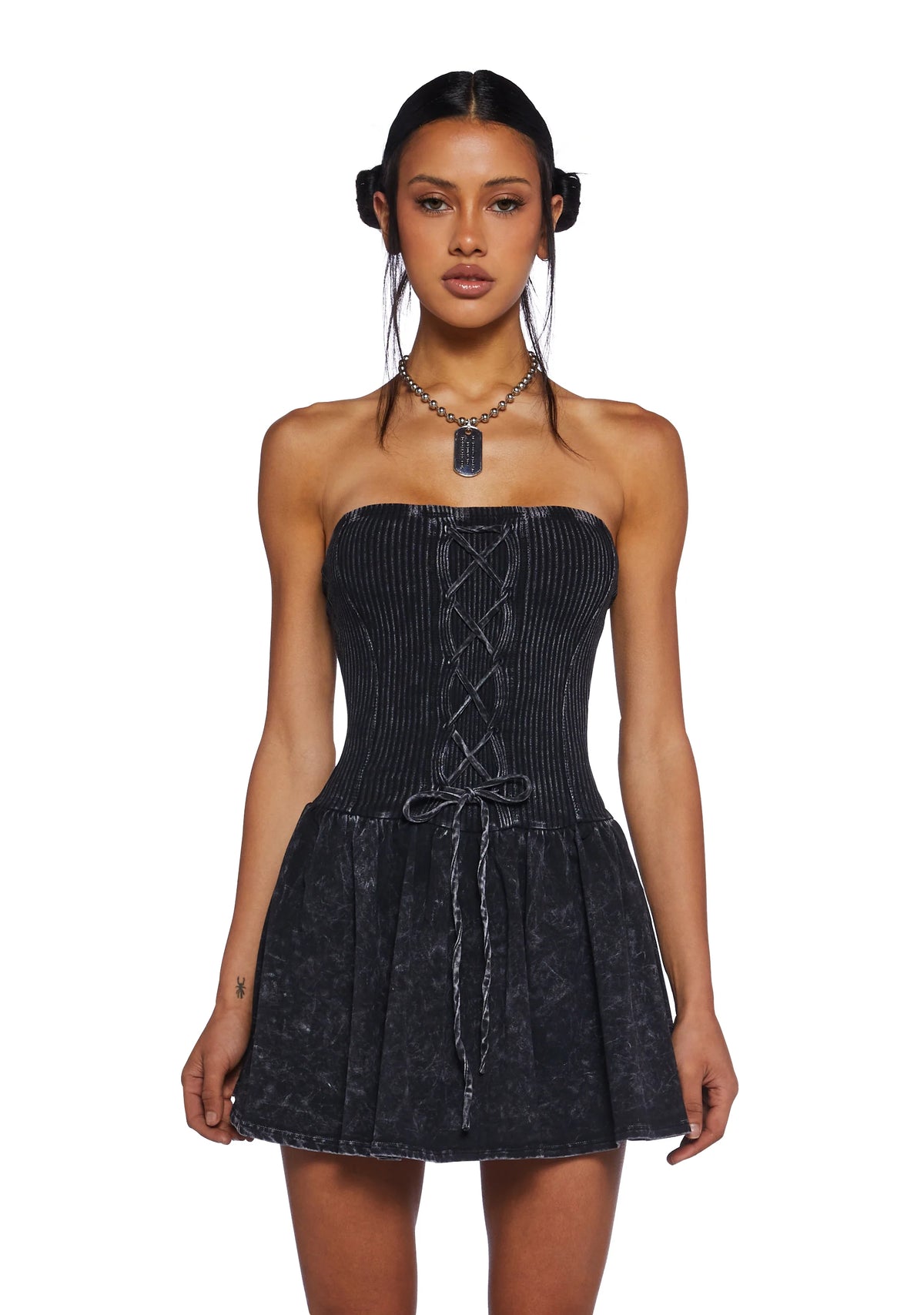 Chaos Theory Mini Dress - Black