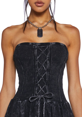 Chaos Theory Mini Dress - Black