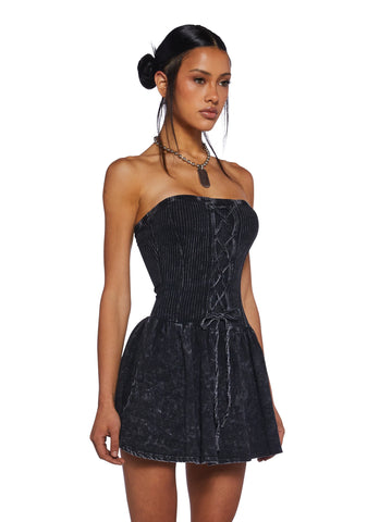 Chaos Theory Mini Dress - Black