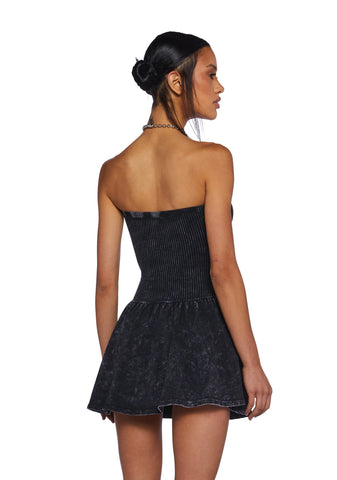 Chaos Theory Mini Dress - Black