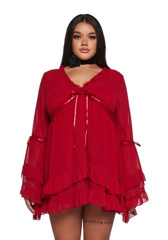 Real Divinity Mini Dress - Red