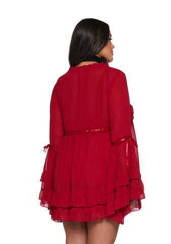 Real Divinity Mini Dress - Red