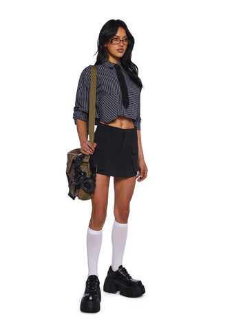 Office Punk Mini Skort - Black